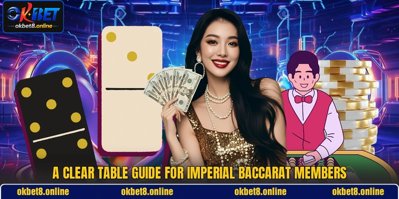 A clear table guide for Imperial Baccarat members