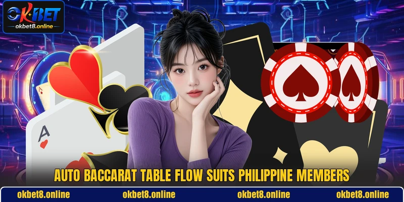 Auto Baccarat table flow suits Philippine members