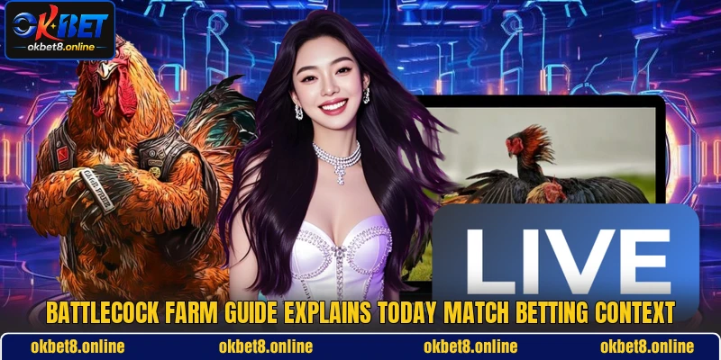 Battlecock Farm guide explains today match betting context