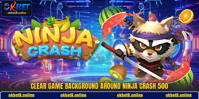 Clear game background around Ninja Crash 500