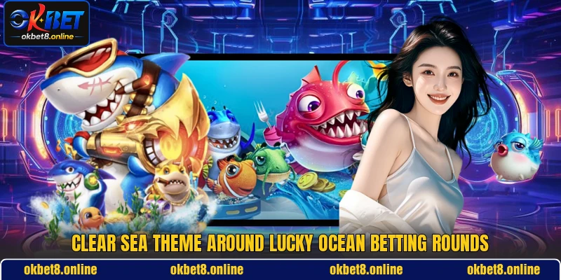 Clear sea theme around Lucky Ocean betting rounds Clear sea theme around Lucky Ocean betting rounds