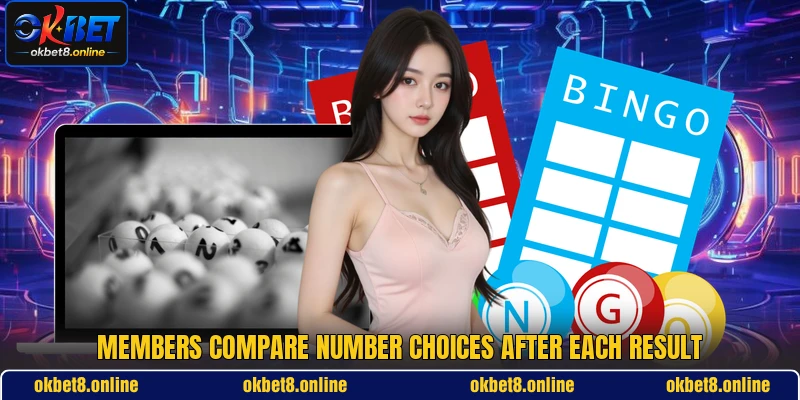 Members compare number choices after each result