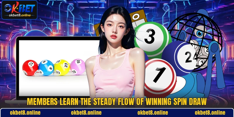 Members learn the steady flow of Winning Spin Draw