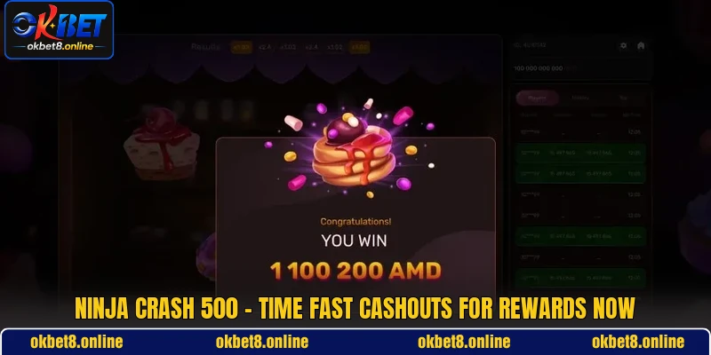 Ninja Crash 500 - Time Fast Cashouts For Rewards Now