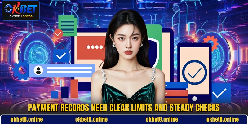 Payment records need clear limits and steady checks