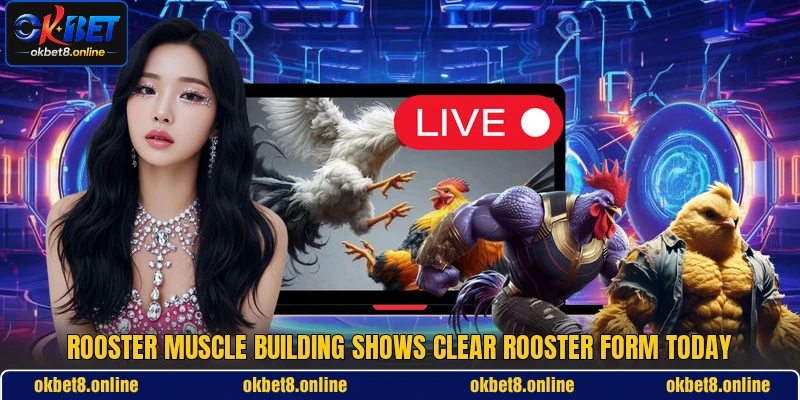 Rooster Muscle Building shows clear rooster form today Rooster Muscle Building shows clear rooster form today