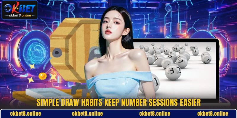 Simple draw habits keep number sessions easier