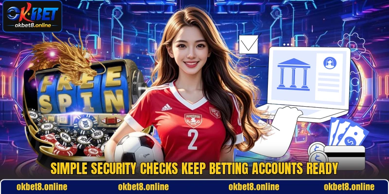 Simple security checks keep betting accounts ready